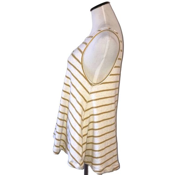 Free People Snow Heath Garden Sleeveless Striped Tunic Top - Picture 8 of 11